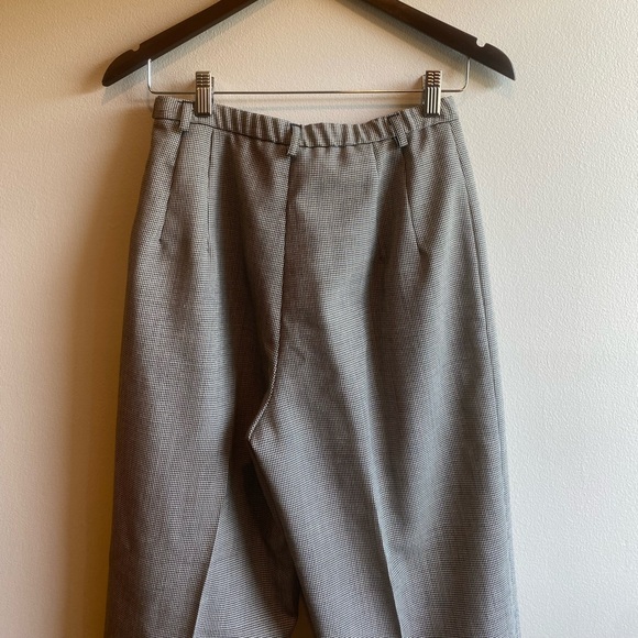 Vintage Pendleton Houndstooth Pattern Pants Size 8 Petite 100% Virgin Wool - Picture 5 of 7